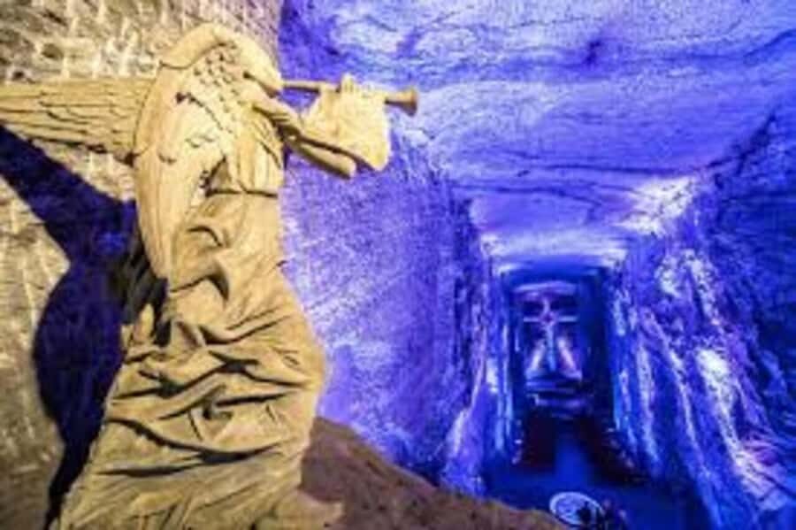 BOGOTA: From the Clouds to the Earth, Tour to Monserrate and the Salt Cathedral - The Salt Cathedral of Zipaquirá: Art carved from an old mine