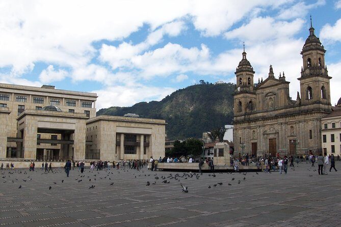 City Tour Bogota - La Original - Monserrate funicular: the view, plus the crowd reality