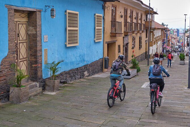 Electric bikes with local bites (flexible hours and small group) - Electric biking is the smart way to see Bogotá