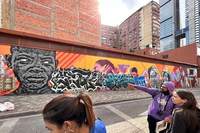 Graffiti Tour: a fascinating walk through a street art City - Stops 15–17: Aerosol learning game, political murals on Cl 20, and the tallest wall at The Spot
