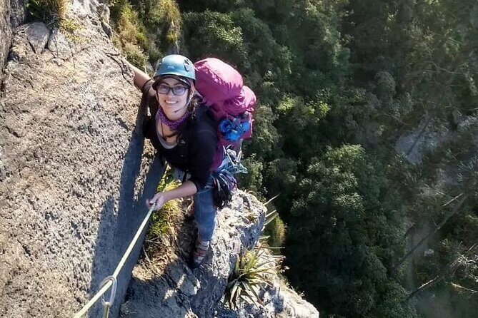 Private Half-day Rock Climbing Experience in the Suesca Rocks - Suesca climbing with a railtrain-and-river approach