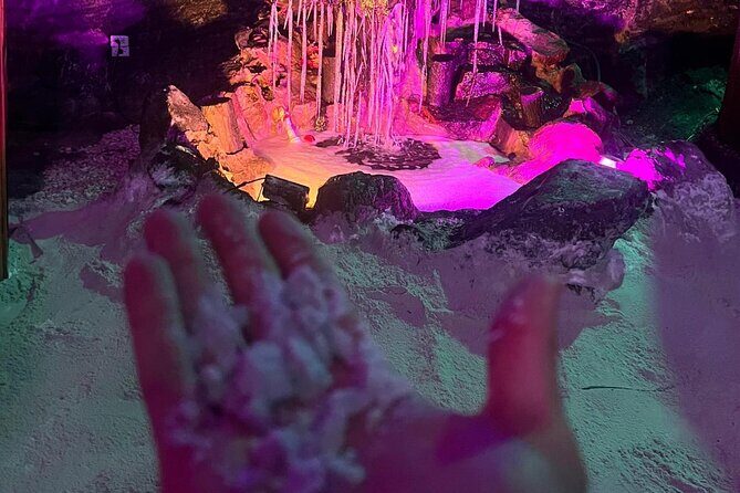 Private Tour Salt Cathedral From Bogota with local touch - Entering the underground spa option 180 meters down